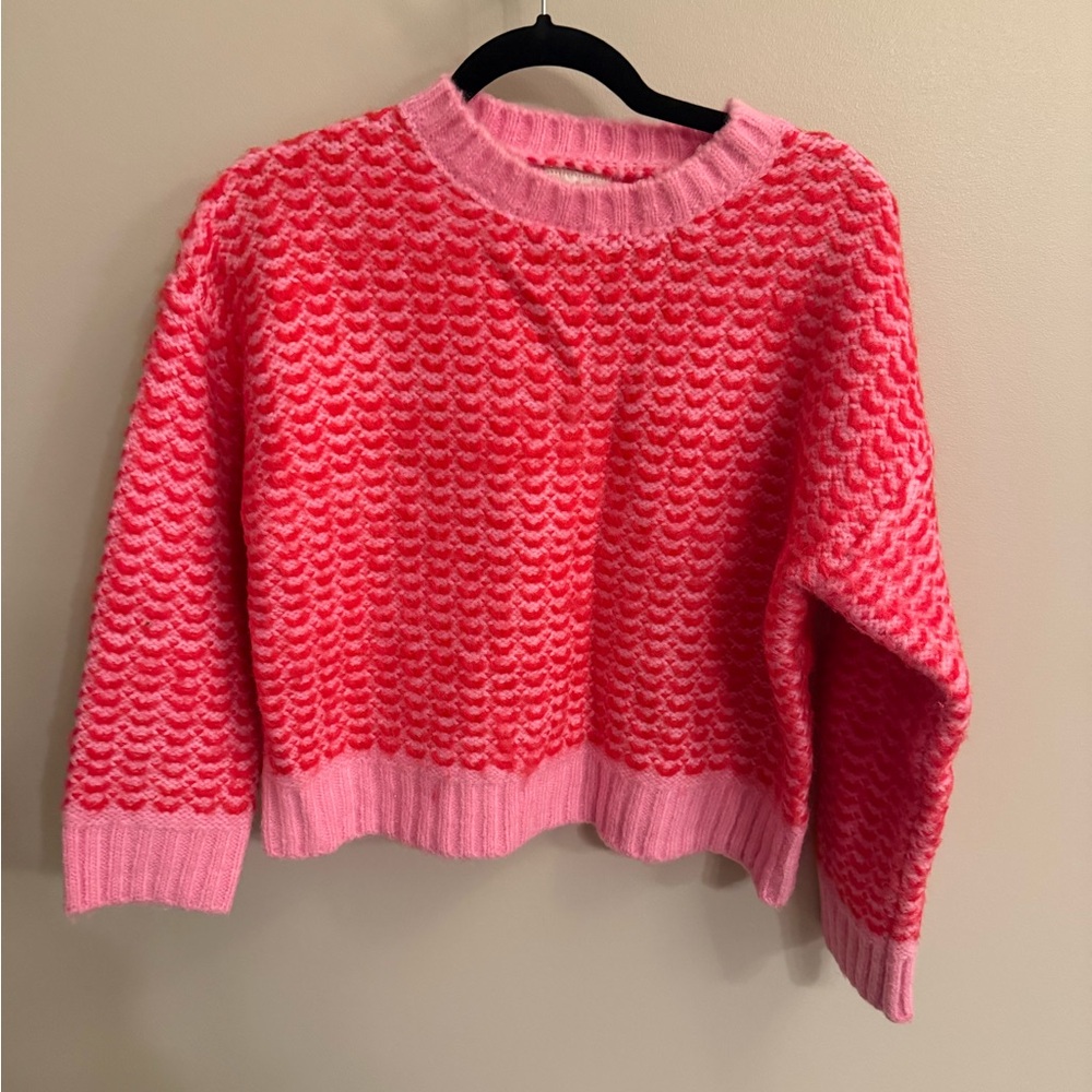 Cozy Pink Knit Sweater